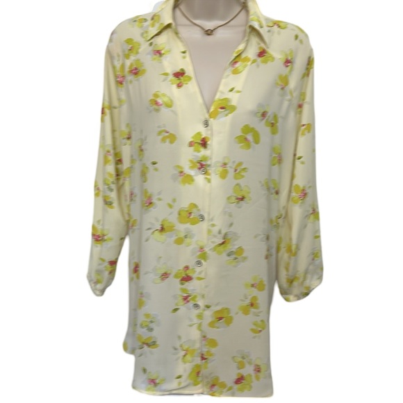 Cabi Go To Yellow Floral Blouse - Picture 2 of 4